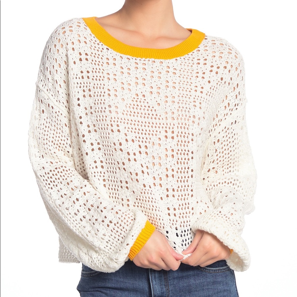 Free People Crop Sweater NWT